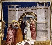 GIOTTO di Bondone Meeting at the Golden Gate painting